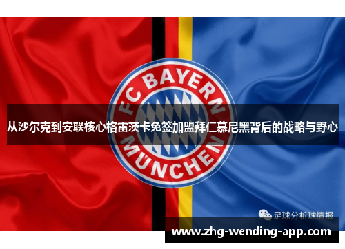 从沙尔克到安联核心格雷茨卡免签加盟拜仁慕尼黑背后的战略与野心 从沙尔克到安联核心格雷茨卡免签加盟拜仁慕尼黑背后的战略与野心